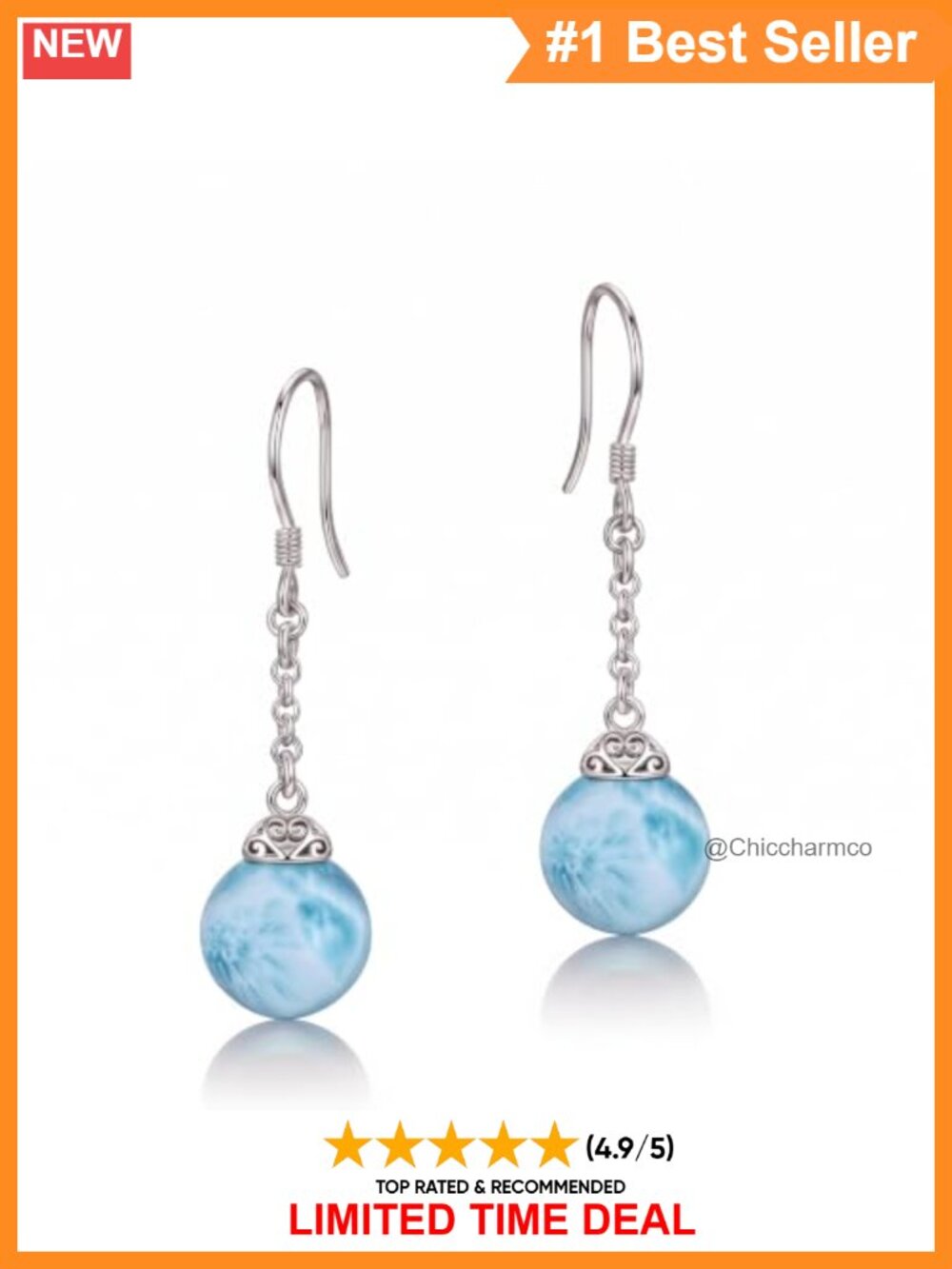 Gold Plated Pearl Dangle Drop Earrings for Women Gift Boxed 30mm